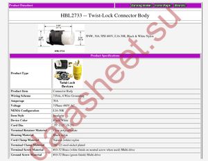 HBL2733 datasheet  